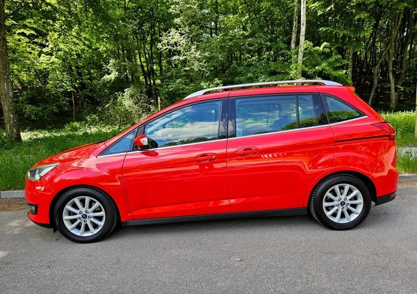 Ford Grand C-MAX cena 51900 przebieg: 128000, rok produkcji 2017 z Elbląg małe 667